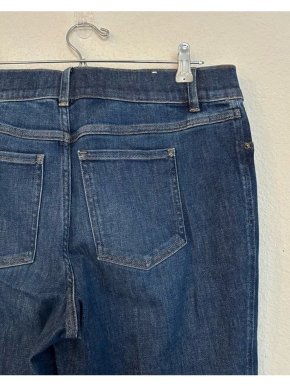 SPANX Flare Jeans in Authentic Blue Style 21164Q Size XL - Picture 6 of 7